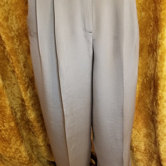 Vintage Finity Silk Taupe Pant - Picture 1 of 9